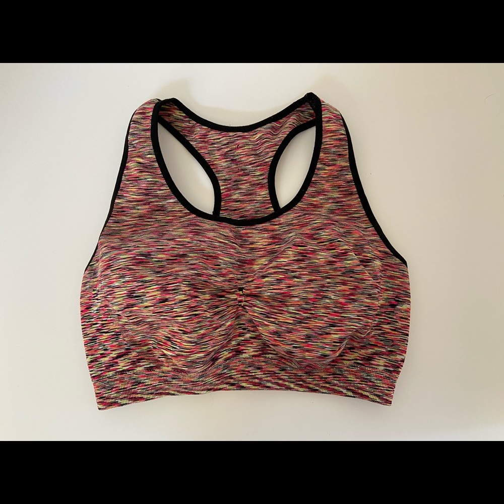 Multicolored Sports Bra